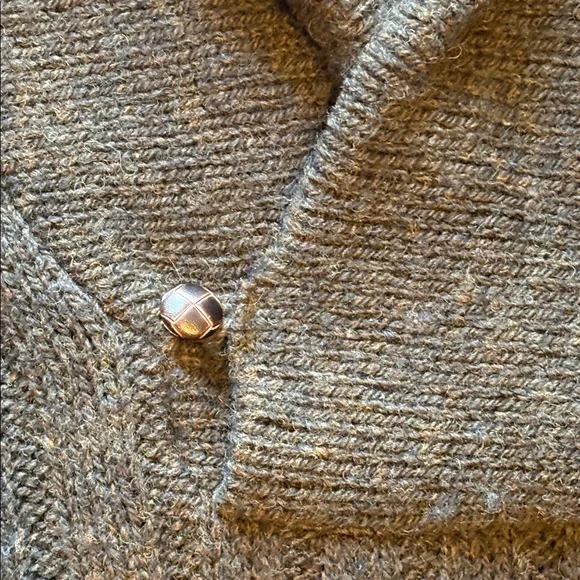 Vintage Woolrich Shawl Collar Wooden Button Pullover Sweater Men's Size Medium - Picture 3 of 13